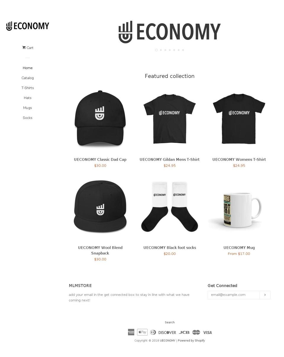 uegearstore.com — Shopify storefront screenshot