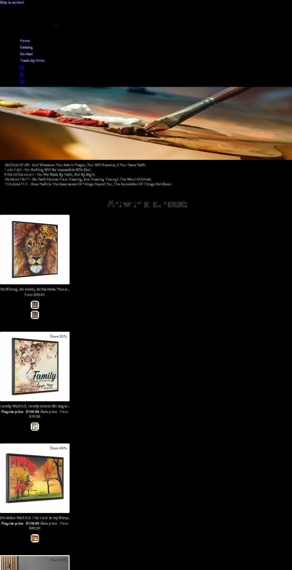 ufaith.com shopify website screenshot