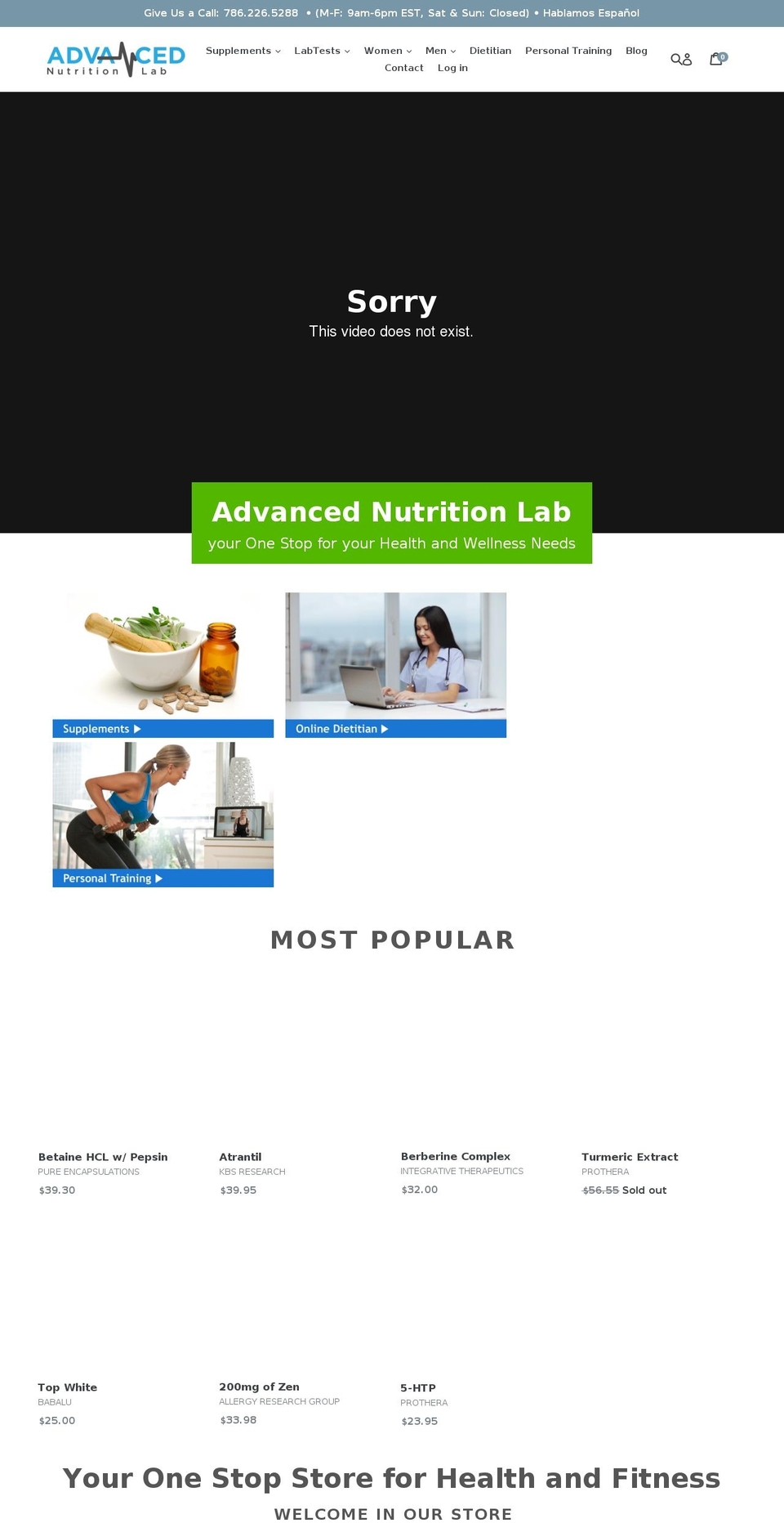 Copy of advanced Nutrition Shopify theme site example ufcnutrition.net