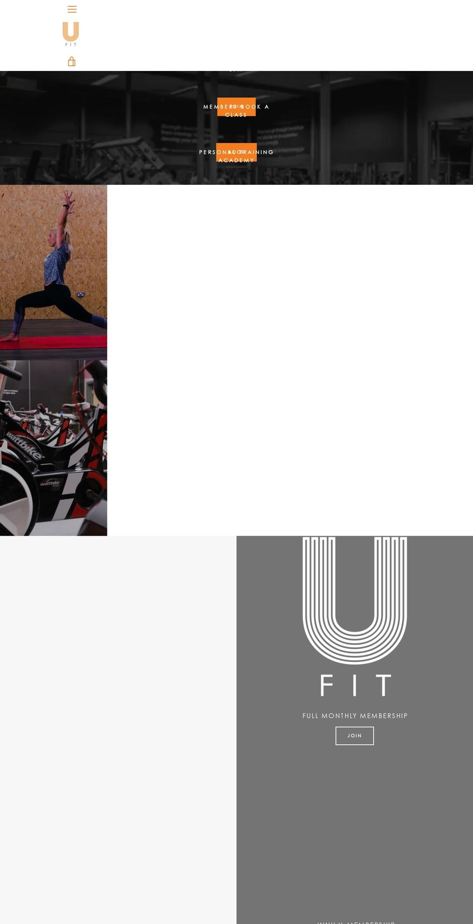 ufit-fitness.com shopify website screenshot