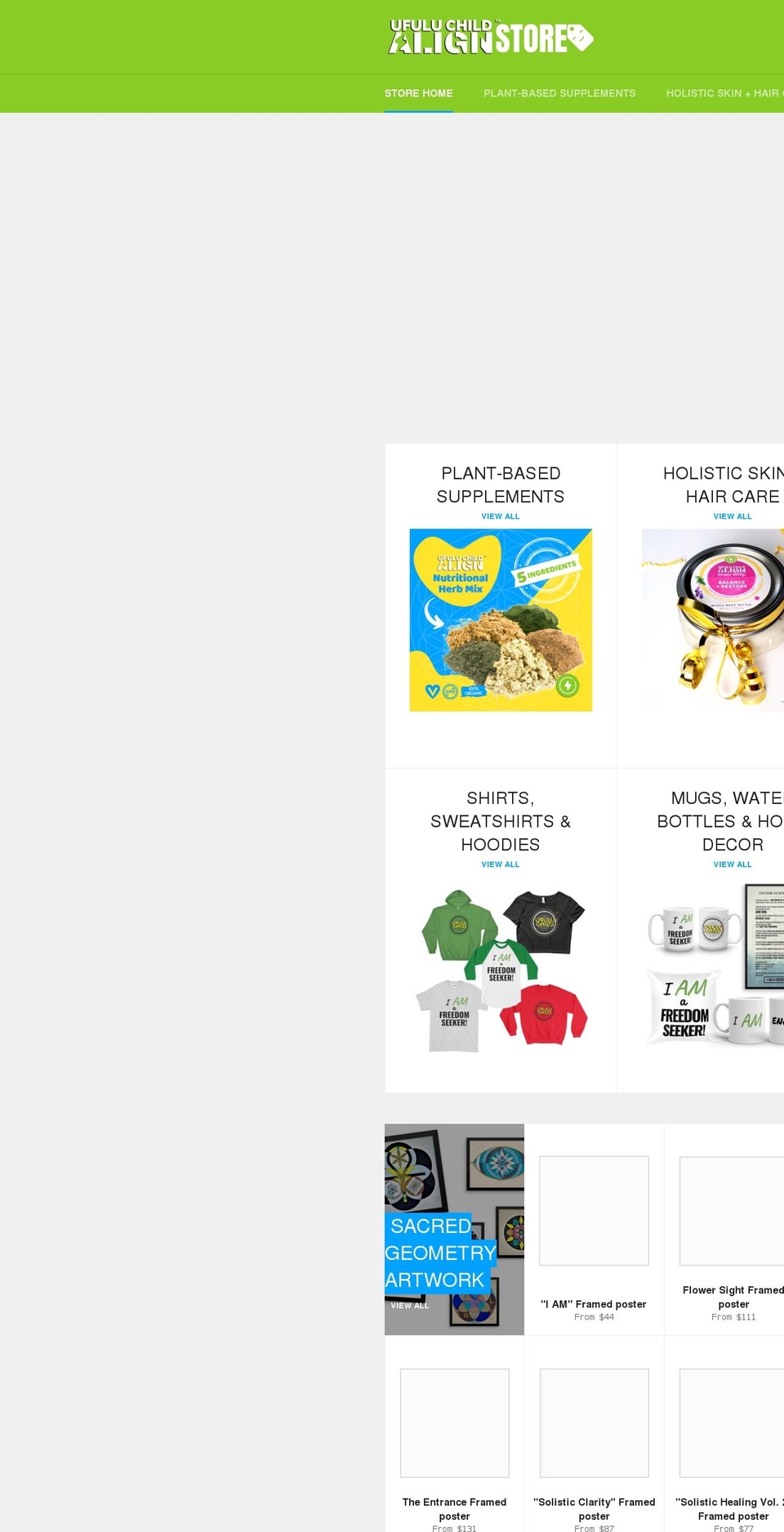 ufuluchild.store shopify website screenshot