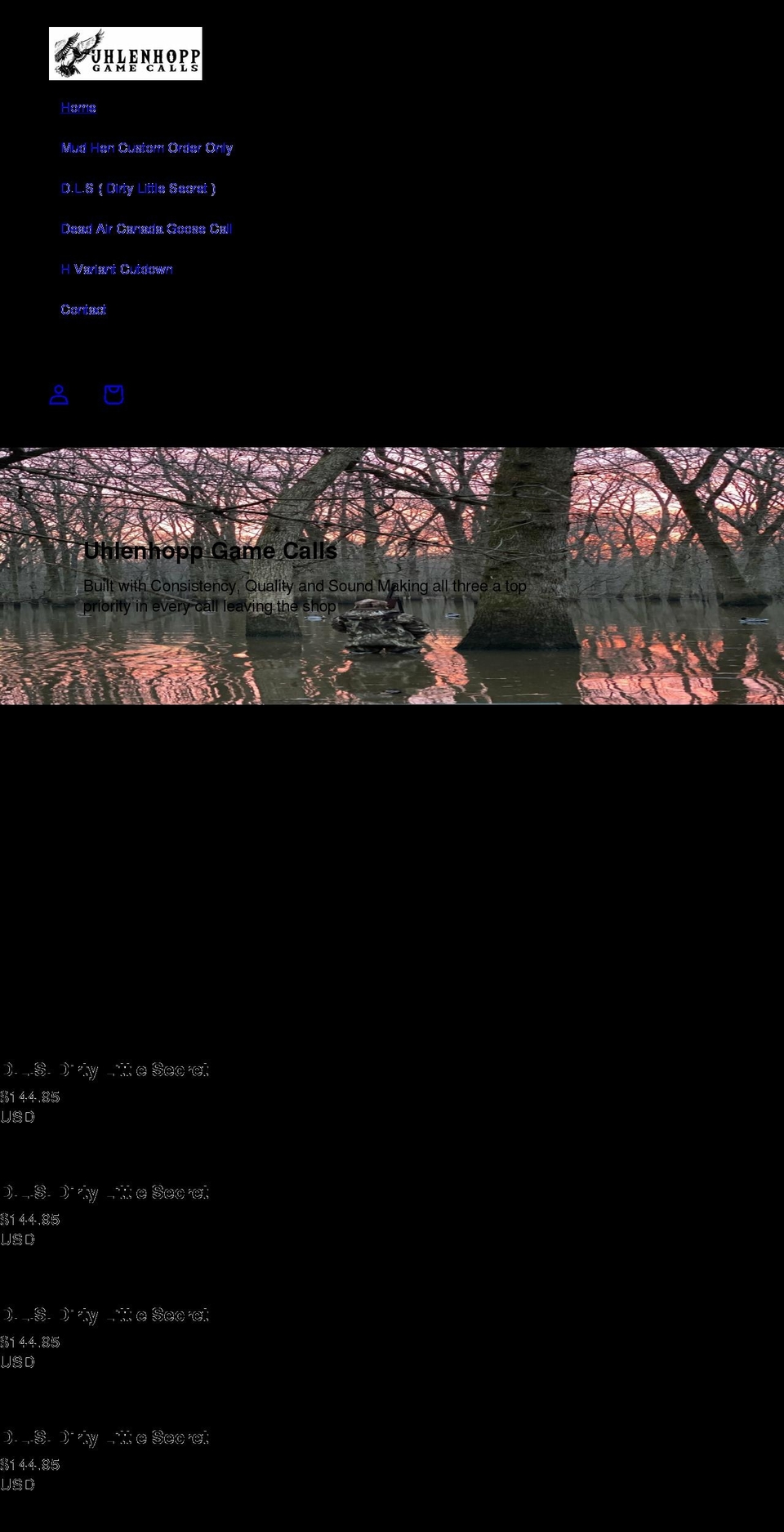 ugcalls.com shopify website screenshot