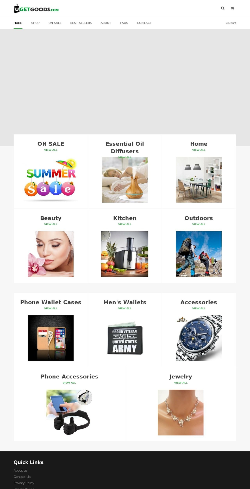 ugetgoods.com — Shopify storefront screenshot