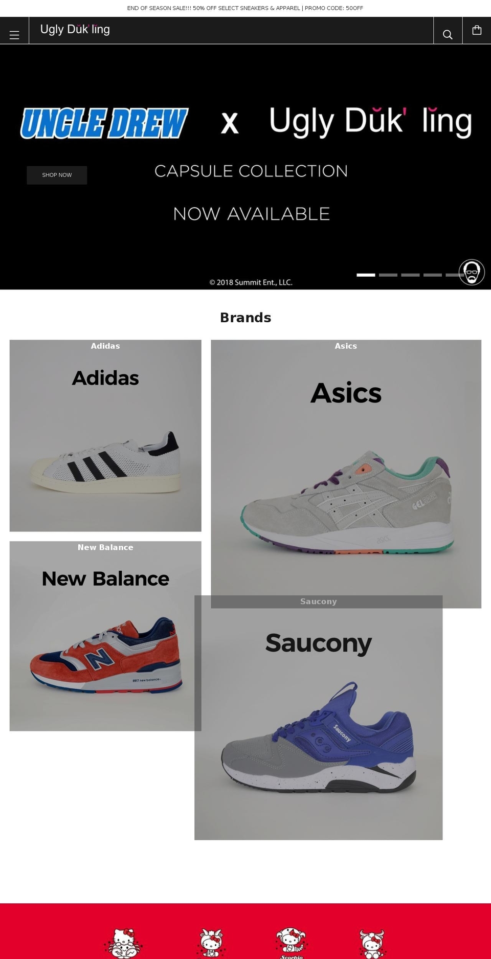 uglydukling.com shopify website screenshot