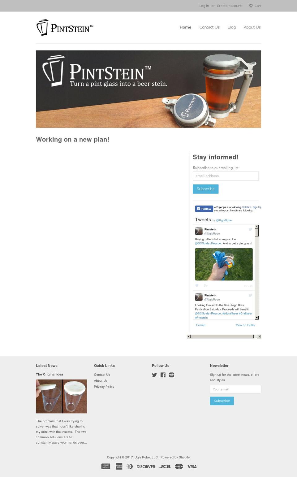 uglyrobe.com shopify website screenshot
