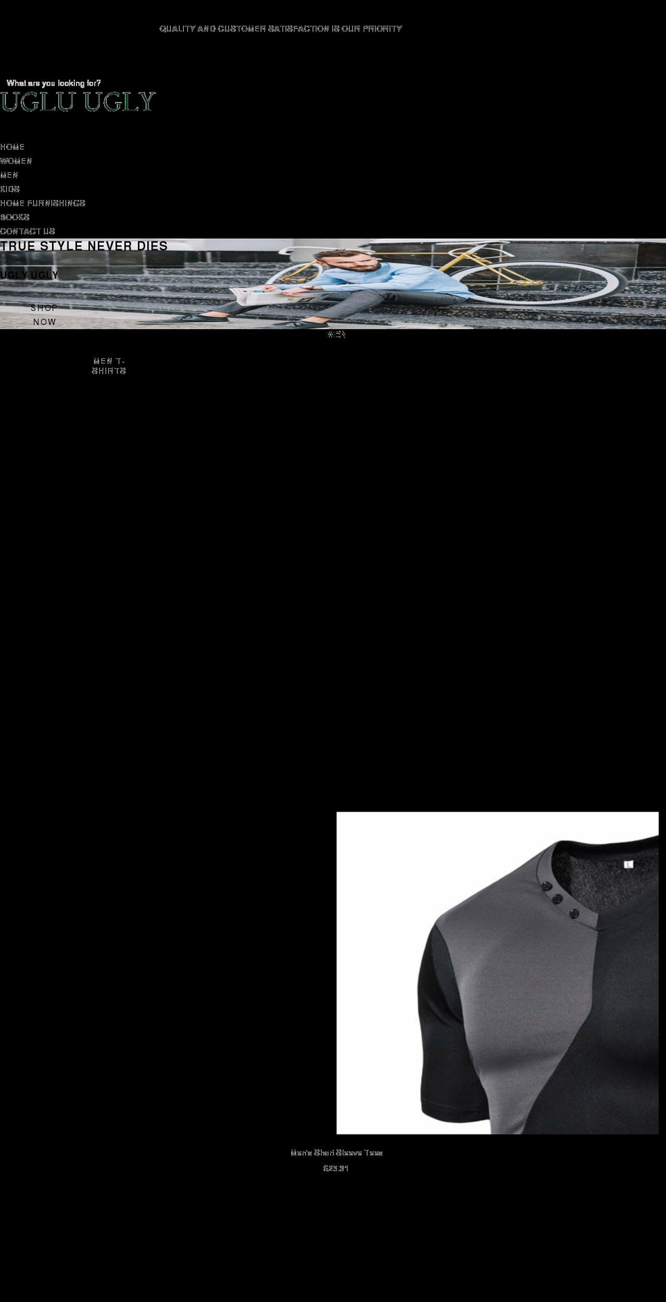 uglyugly.net shopify website screenshot