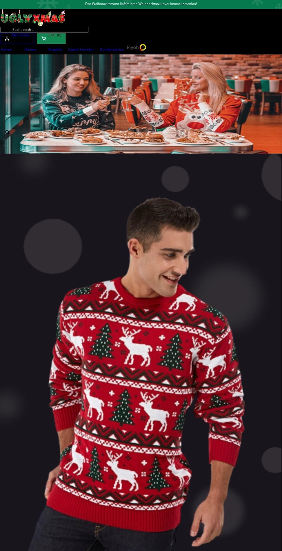 uglyxmas.de shopify website screenshot