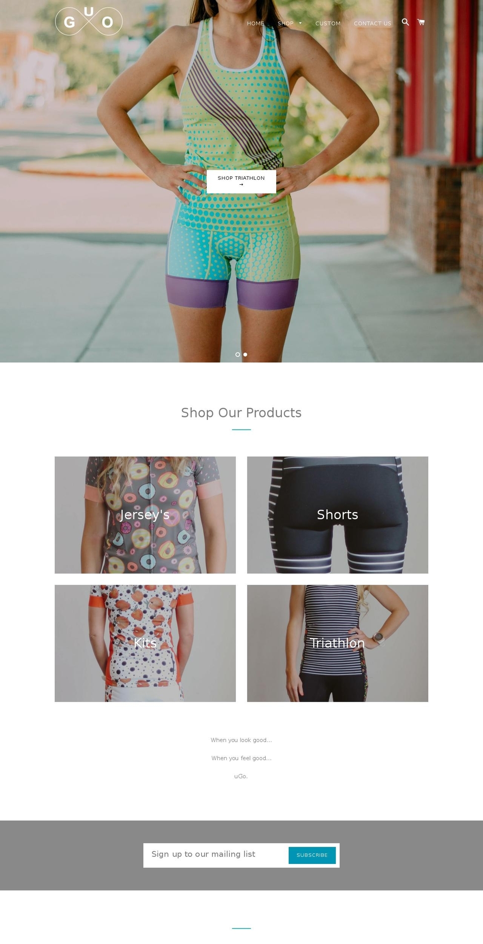 ugoapparel.com — Shopify storefront screenshot