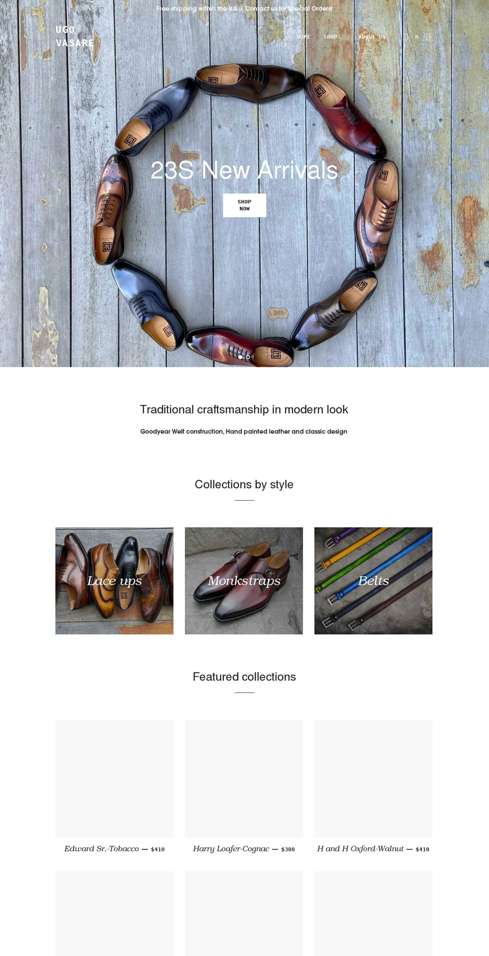 ugovasare.com shopify website screenshot