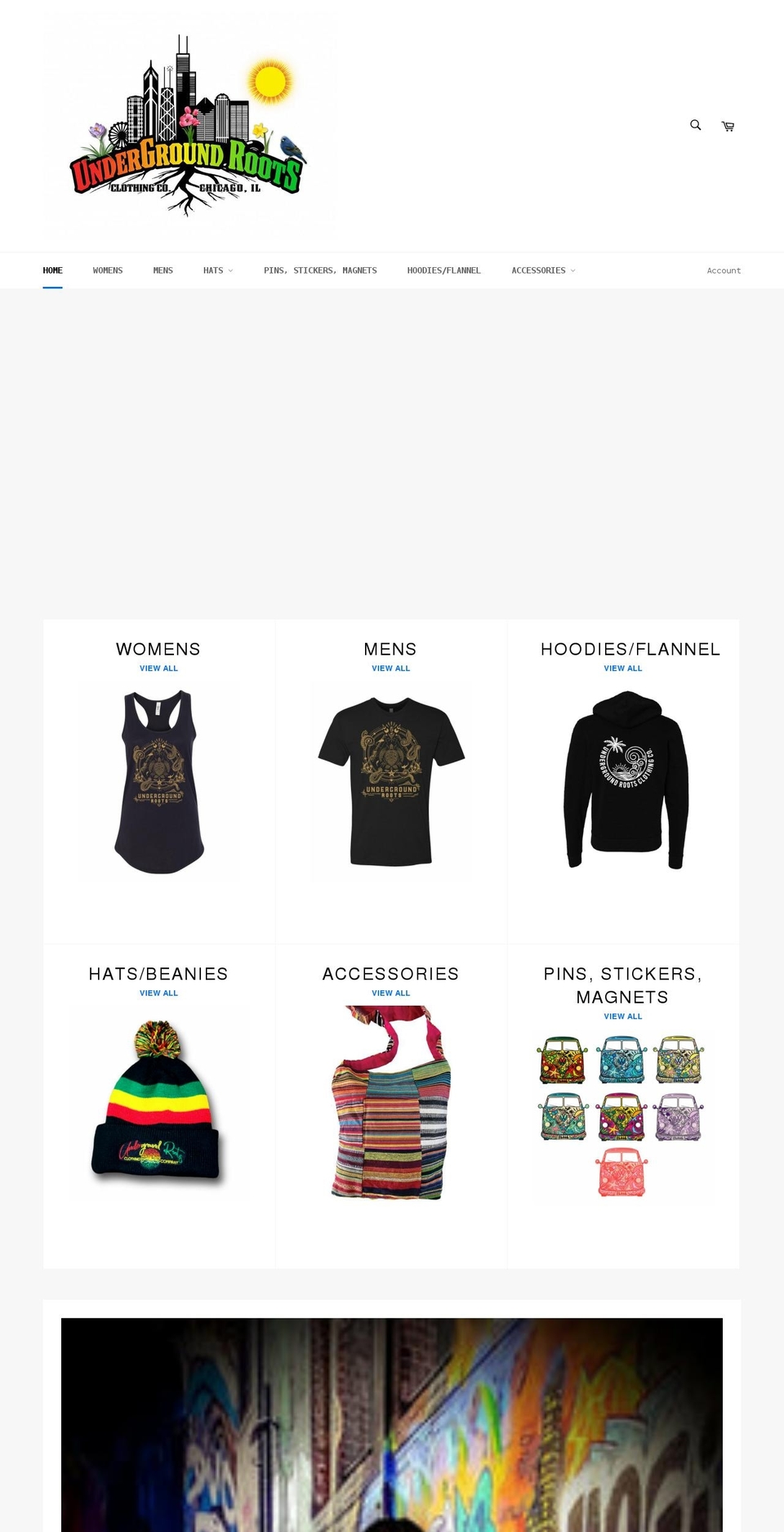 ugrootsclothing.com shopify website screenshot