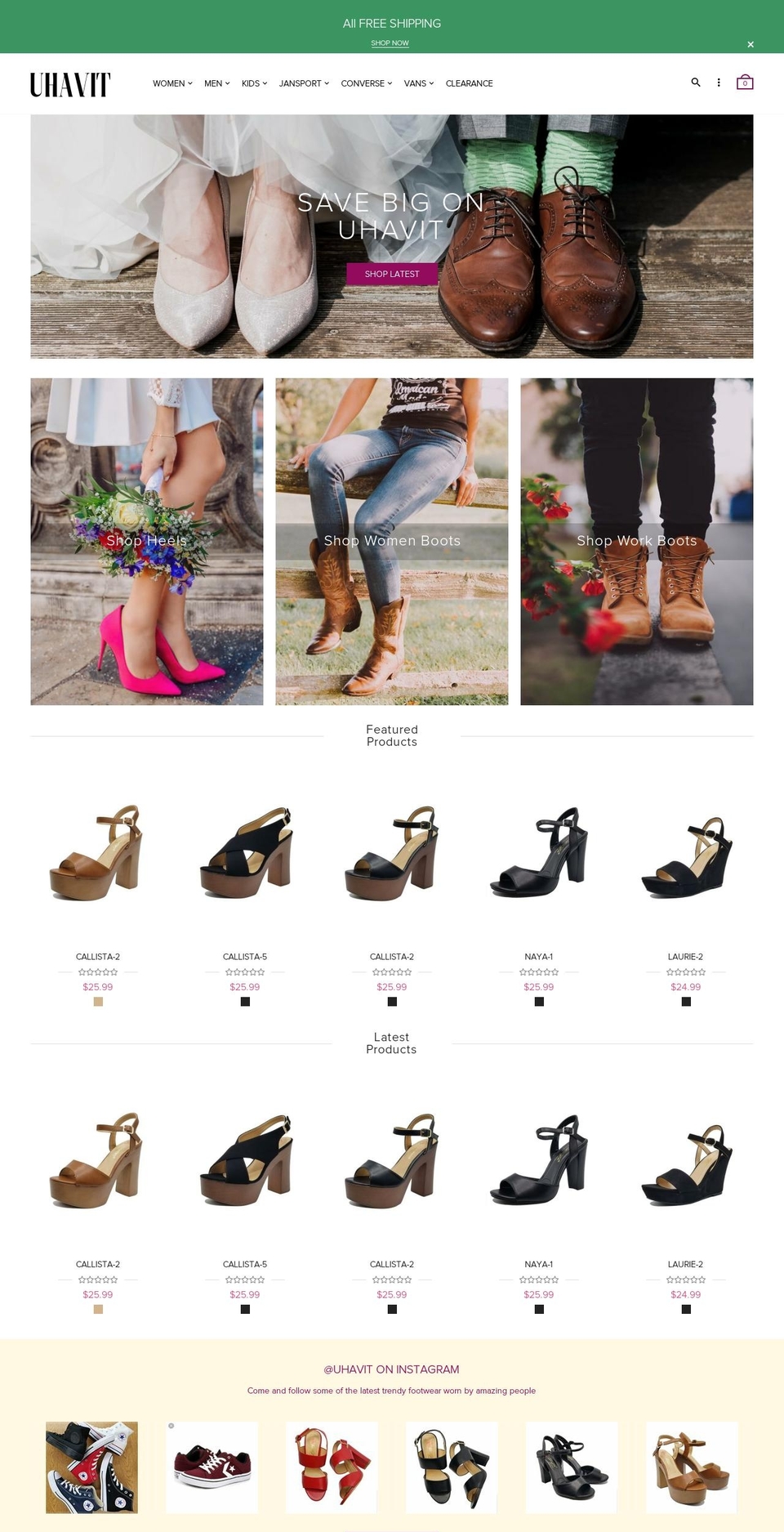 uhavit.com shopify website screenshot