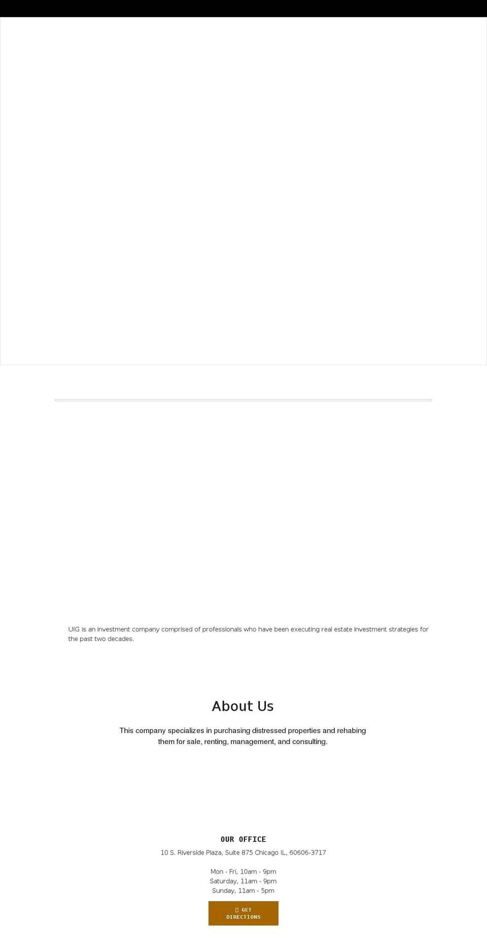 uig-chicago.com shopify website screenshot