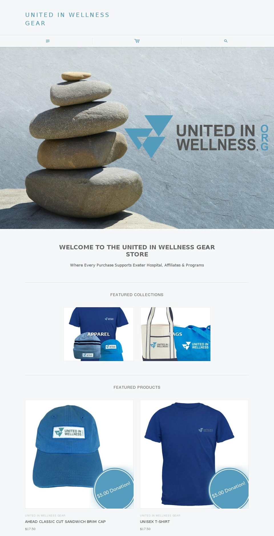 uiwgear.com — Shopify storefront screenshot