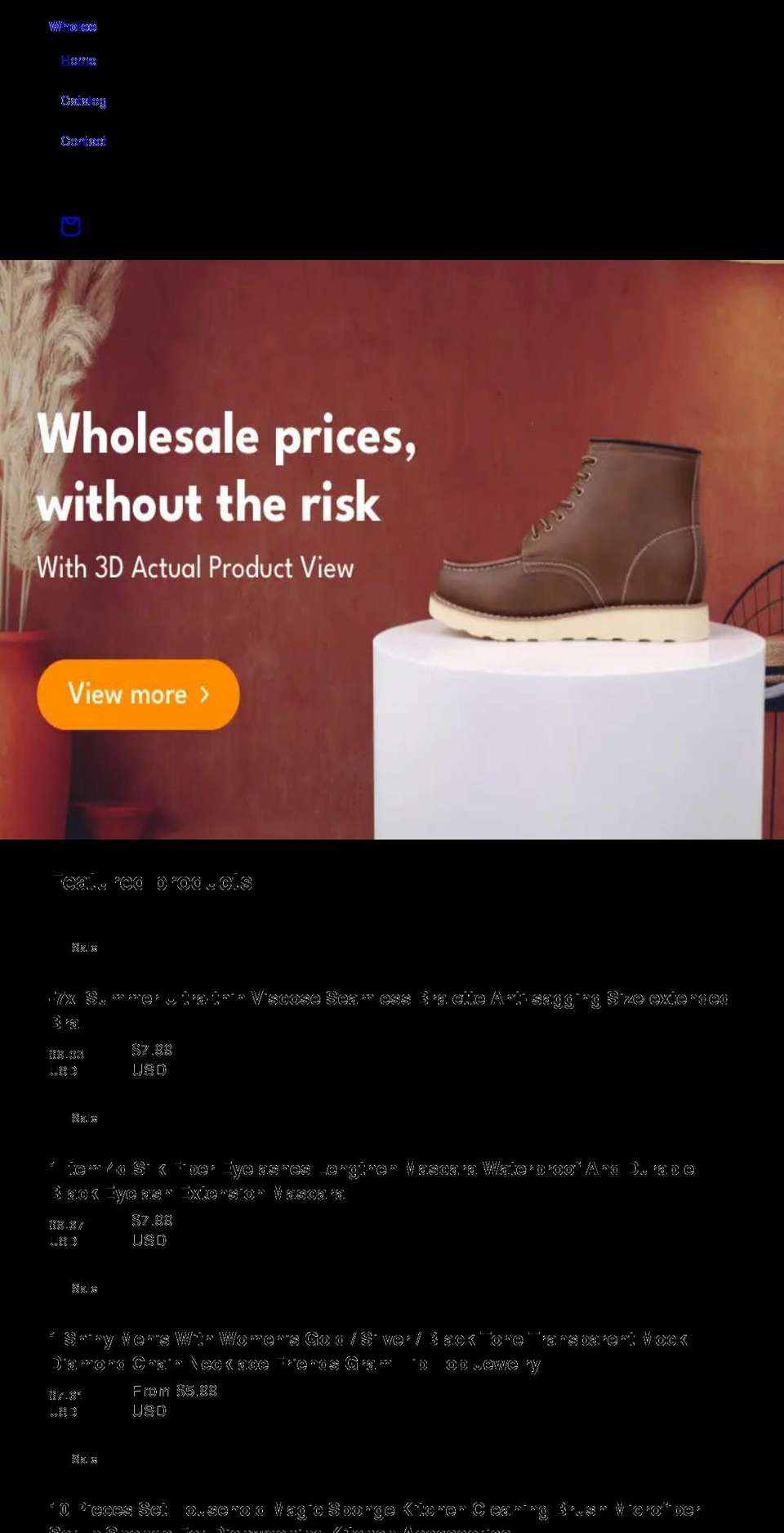 uk.wholee.sale shopify website screenshot