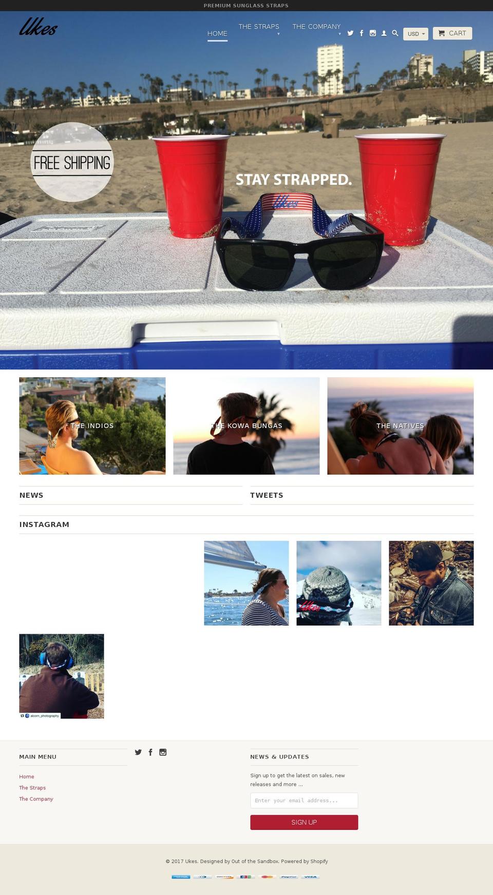 ukesusa.com shopify website screenshot