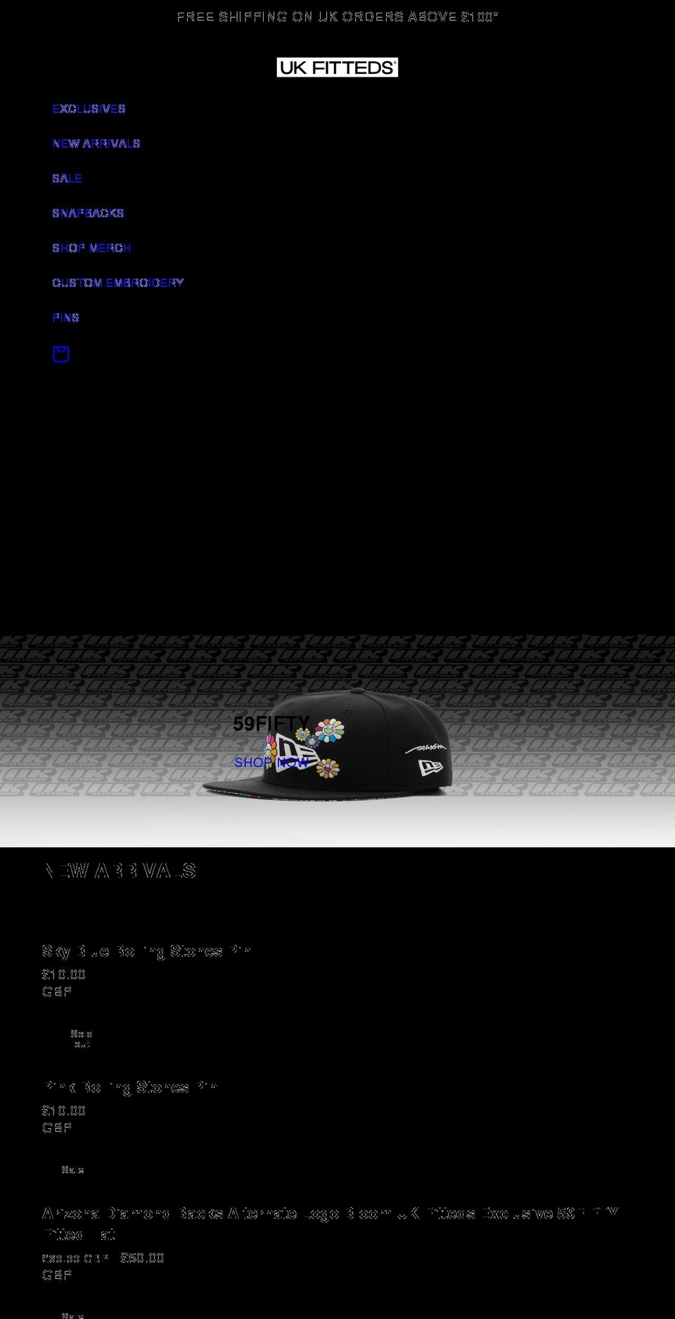 ukfitteds.com shopify website screenshot