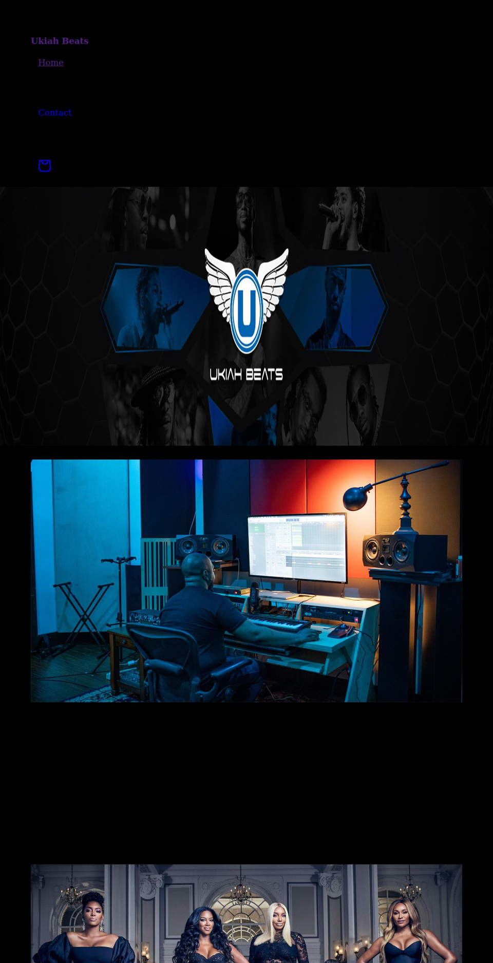 ukiahbeats.com shopify website screenshot