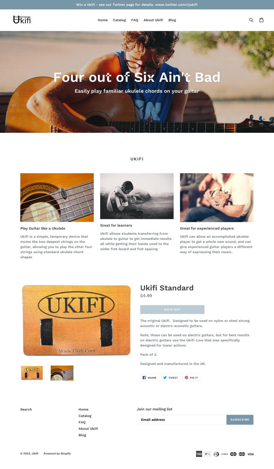 ukifi.com shopify website screenshot