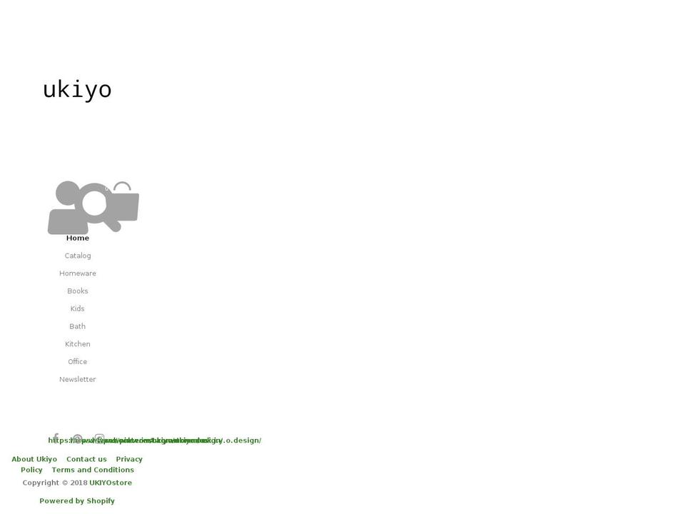 ukiyo-store.com — Shopify storefront screenshot