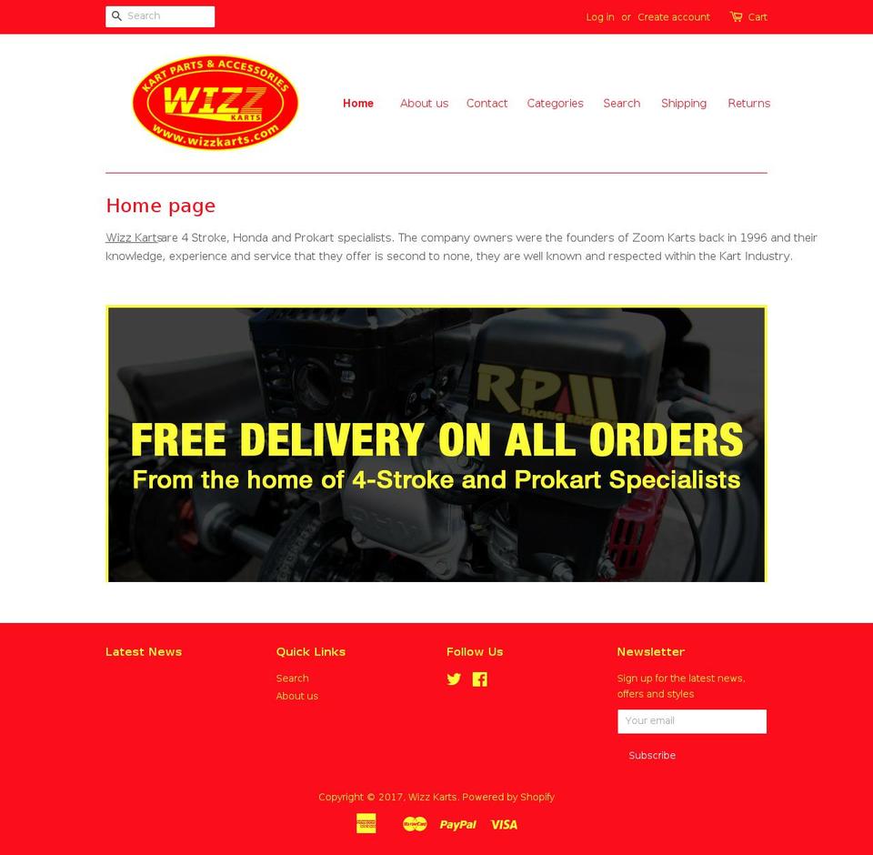 ukkartparts.com shopify website screenshot
