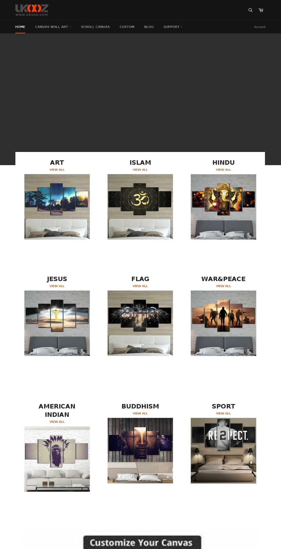 ukooz.com — Shopify storefront screenshot