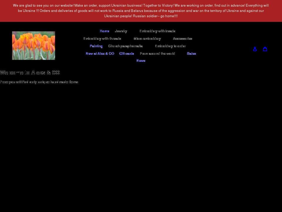 ukrainianhandmade.com shopify website screenshot