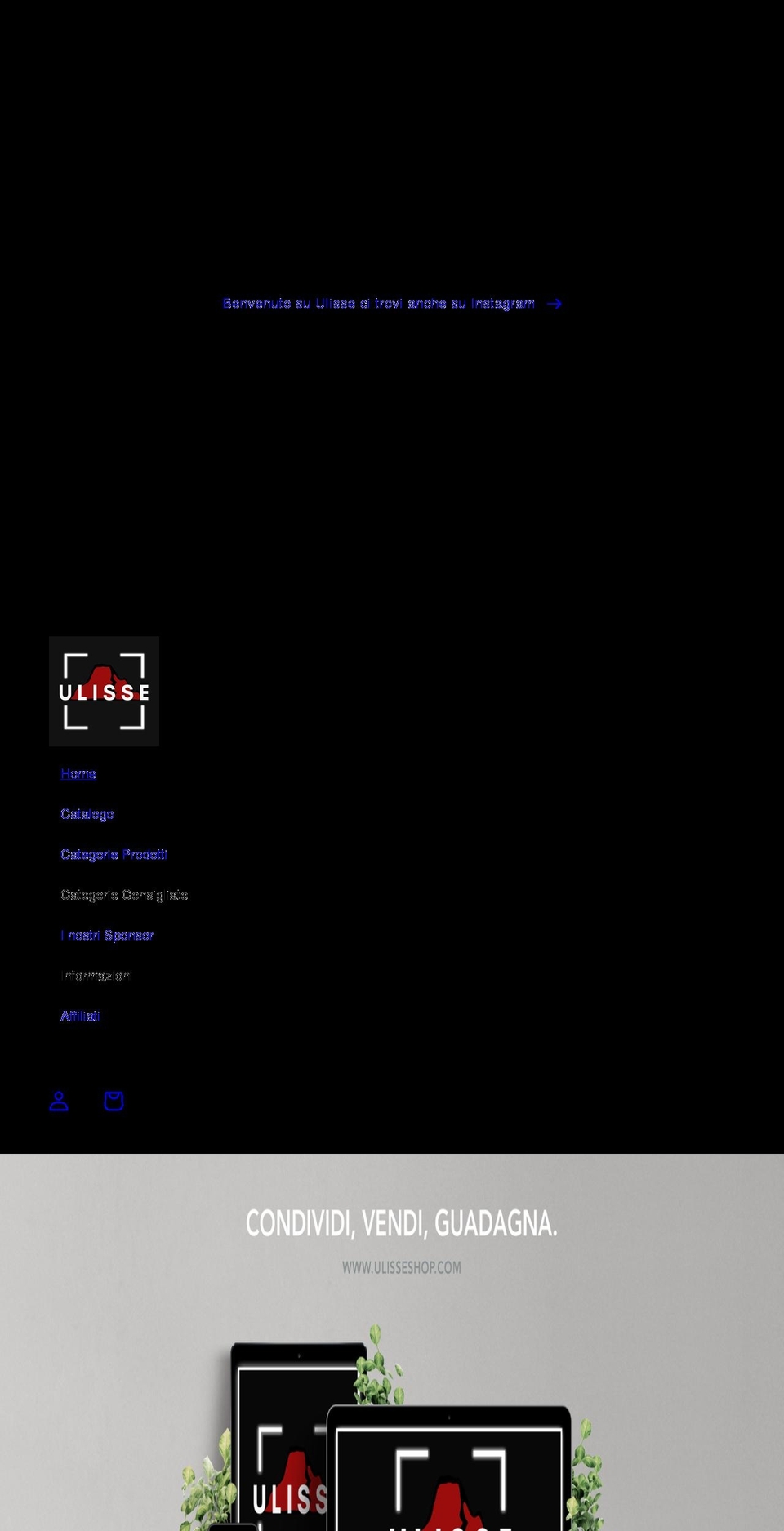 standard Shopify theme site example ulisseshop.com