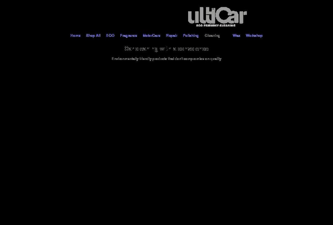 ulticar.co.uk shopify website screenshot