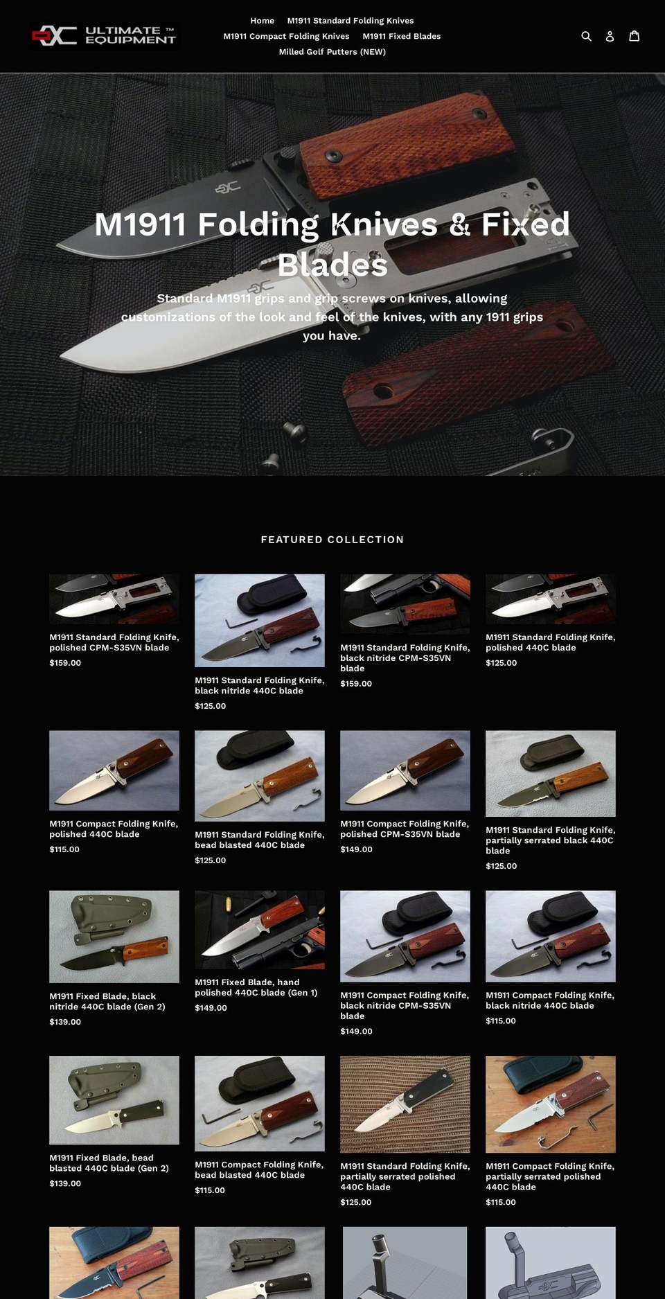 ultimate-equipment.myshopify.com shopify website screenshot