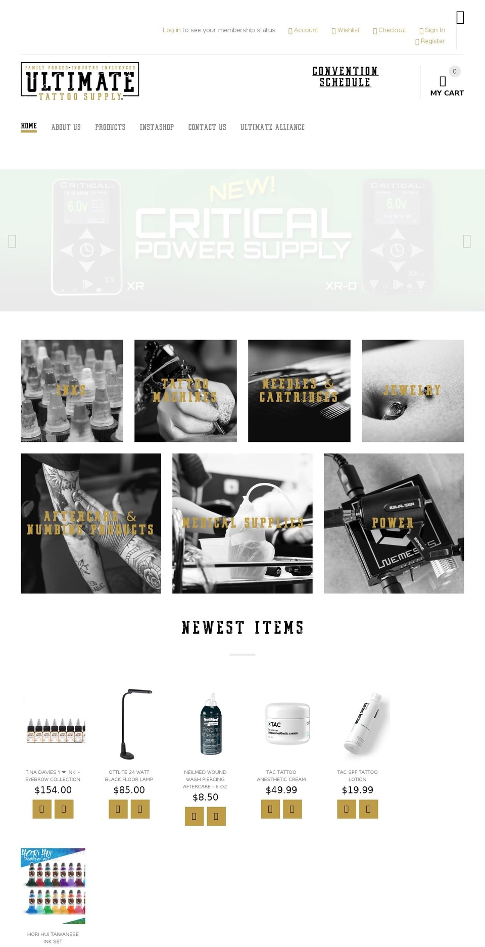 19068743 Shopify theme site example ultimate-tattoo-supply.myshopify.com