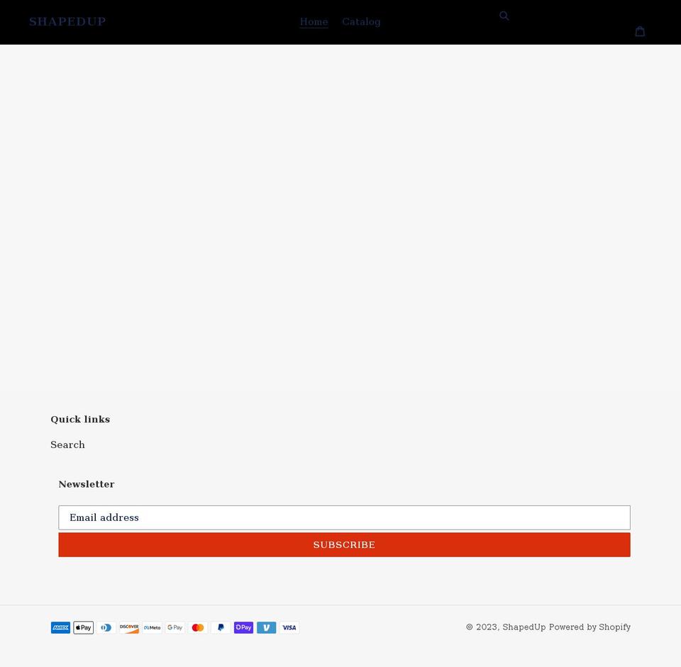 ultimateshapedup.com shopify website screenshot