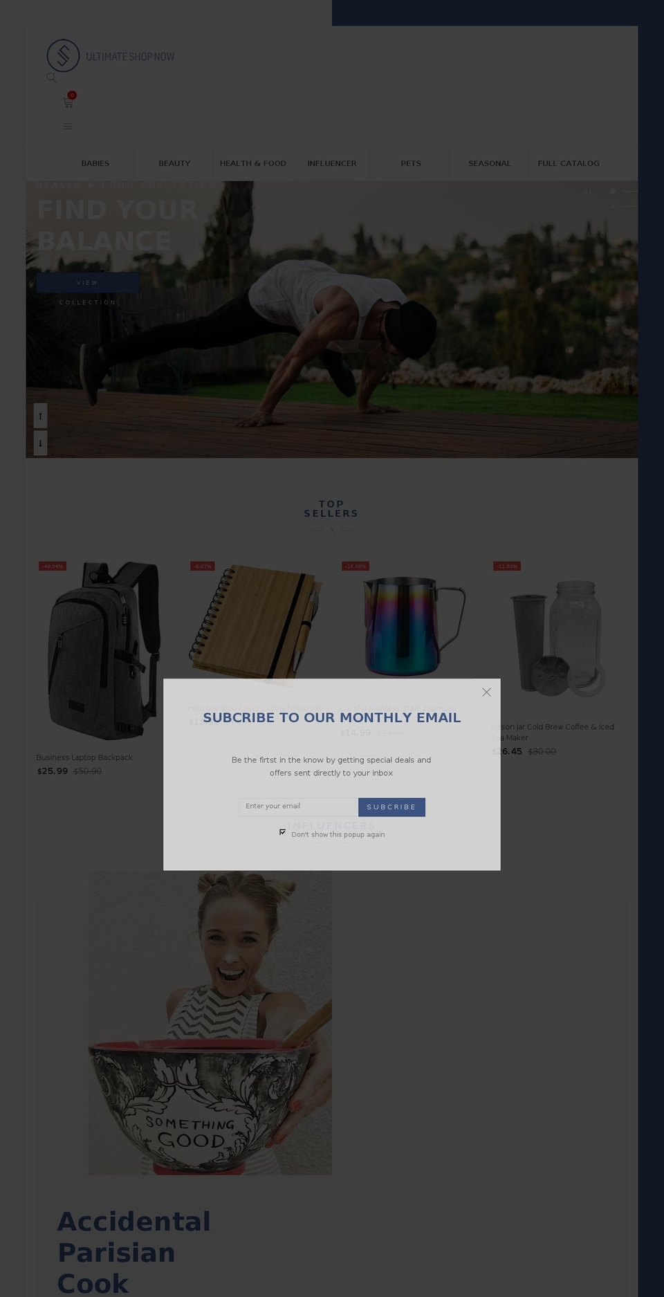 flexion-4-r12 Shopify theme site example ultimateshopnow.com