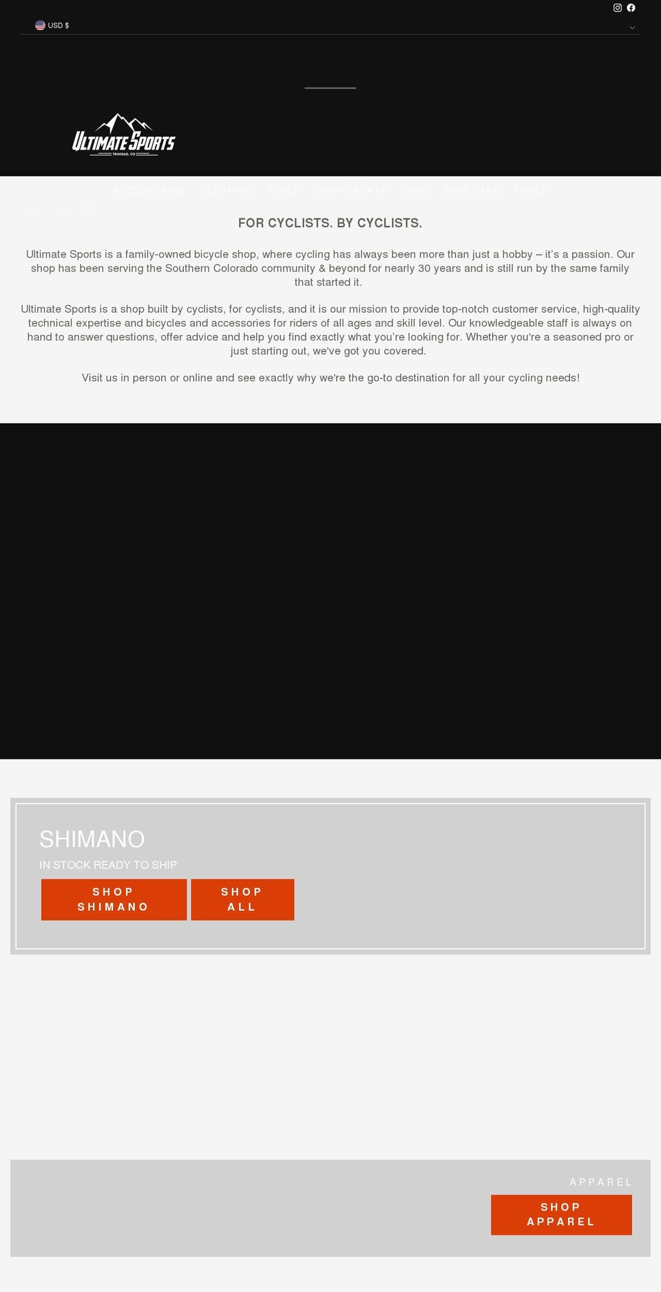 ultimatesportstrinidad.com shopify website screenshot