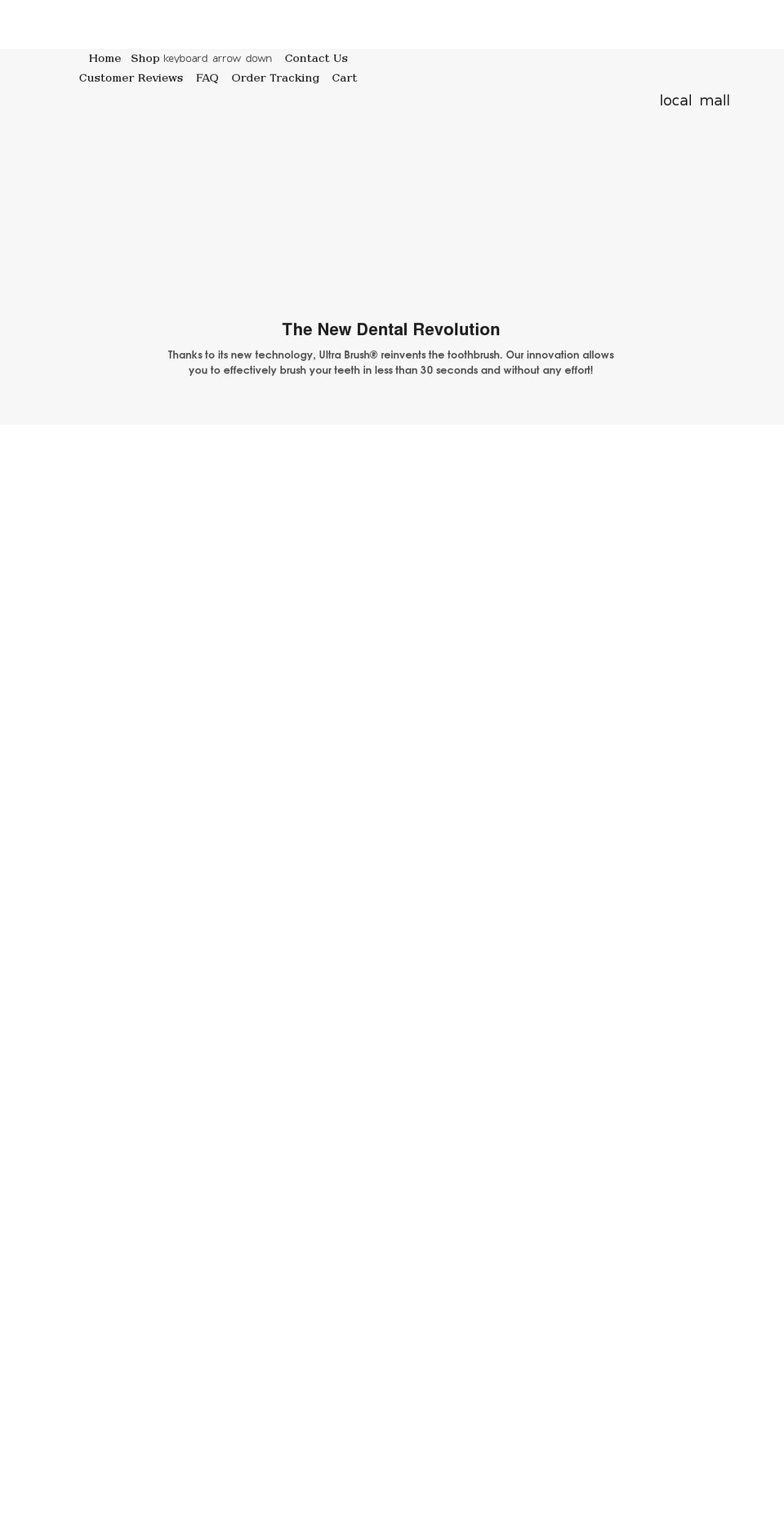 ultra-brush.com shopify website screenshot