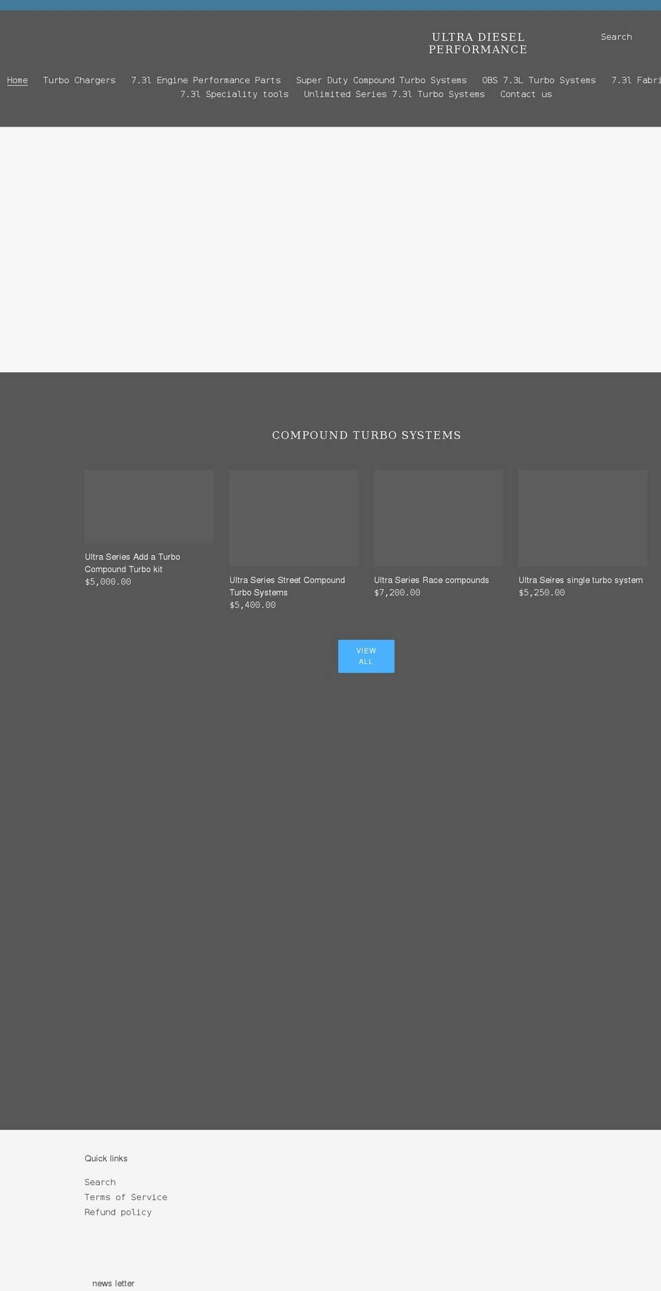 ultradieselperformance.com shopify website screenshot