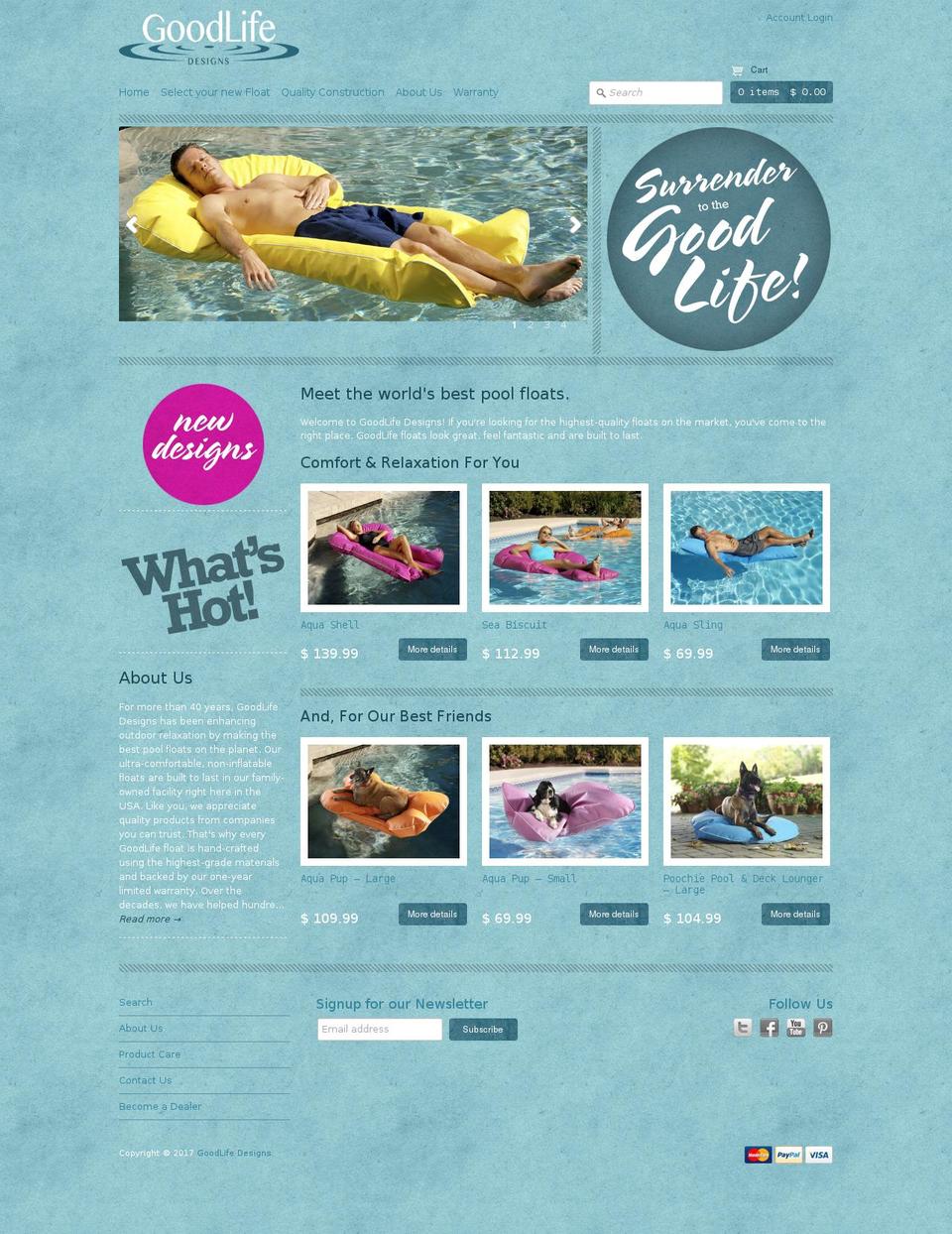 ultrafloats.com shopify website screenshot