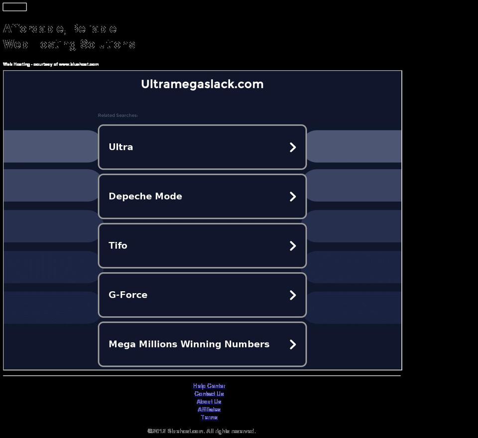 ultramegaslack.com — Shopify storefront screenshot