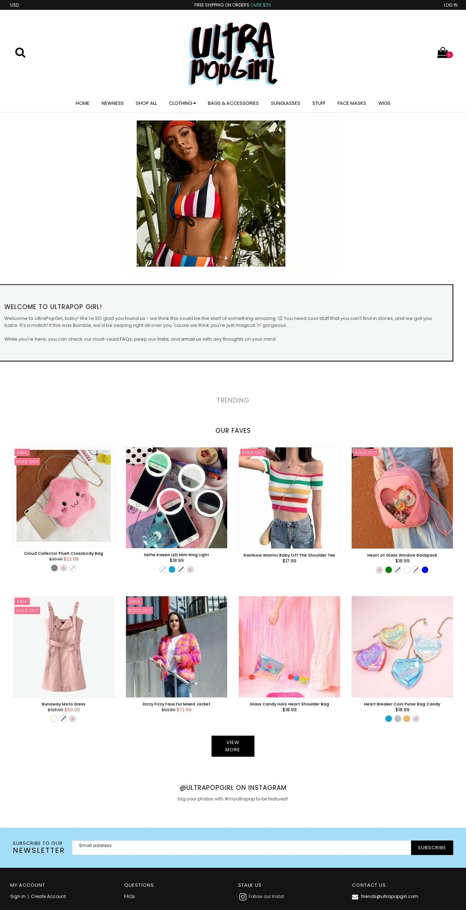ultrapopshop.myshopify.com — Shopify storefront screenshot