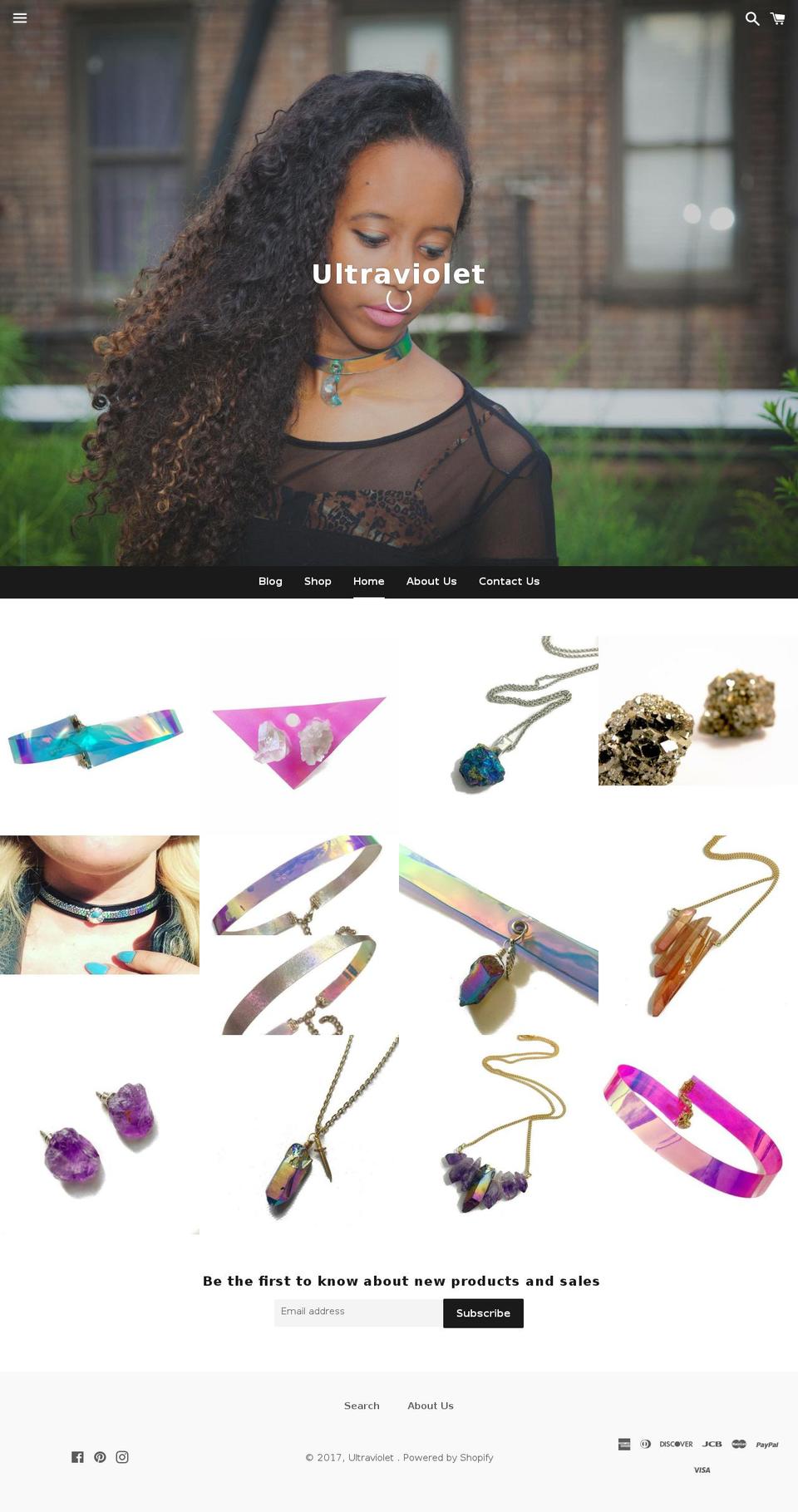 ultravioletny.com shopify website screenshot