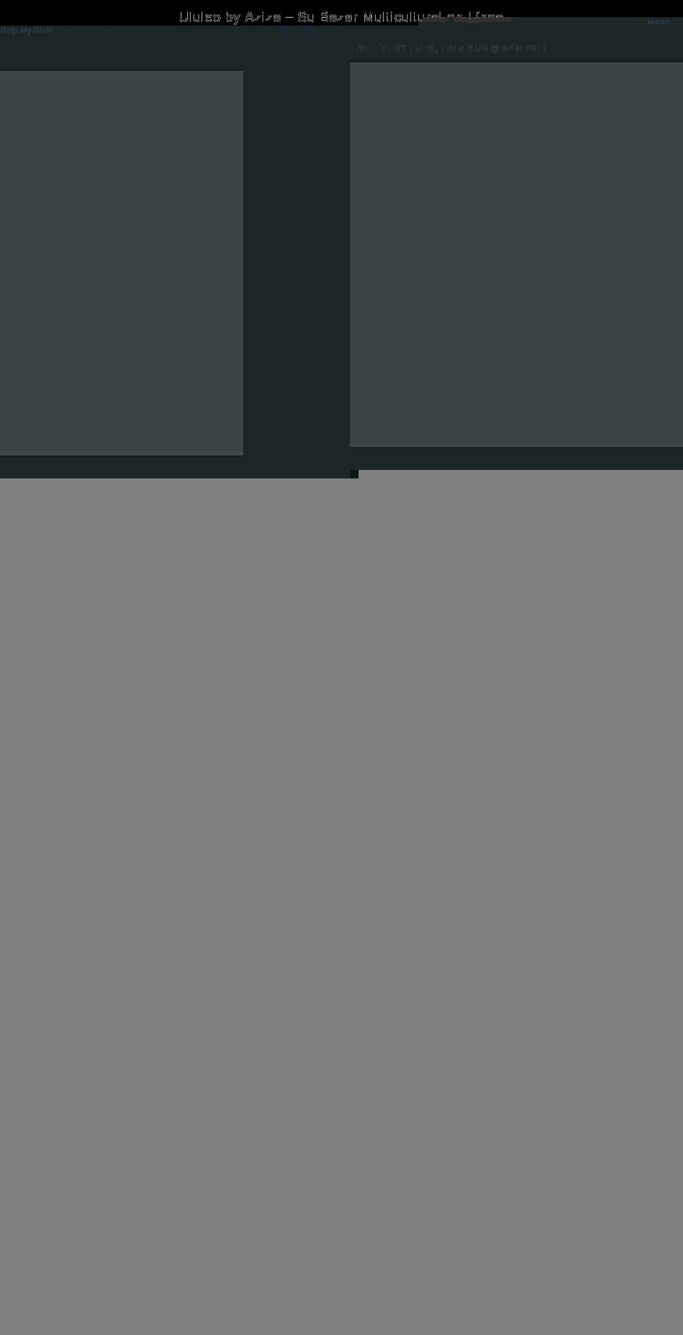 ululeobyaziza.com shopify website screenshot
