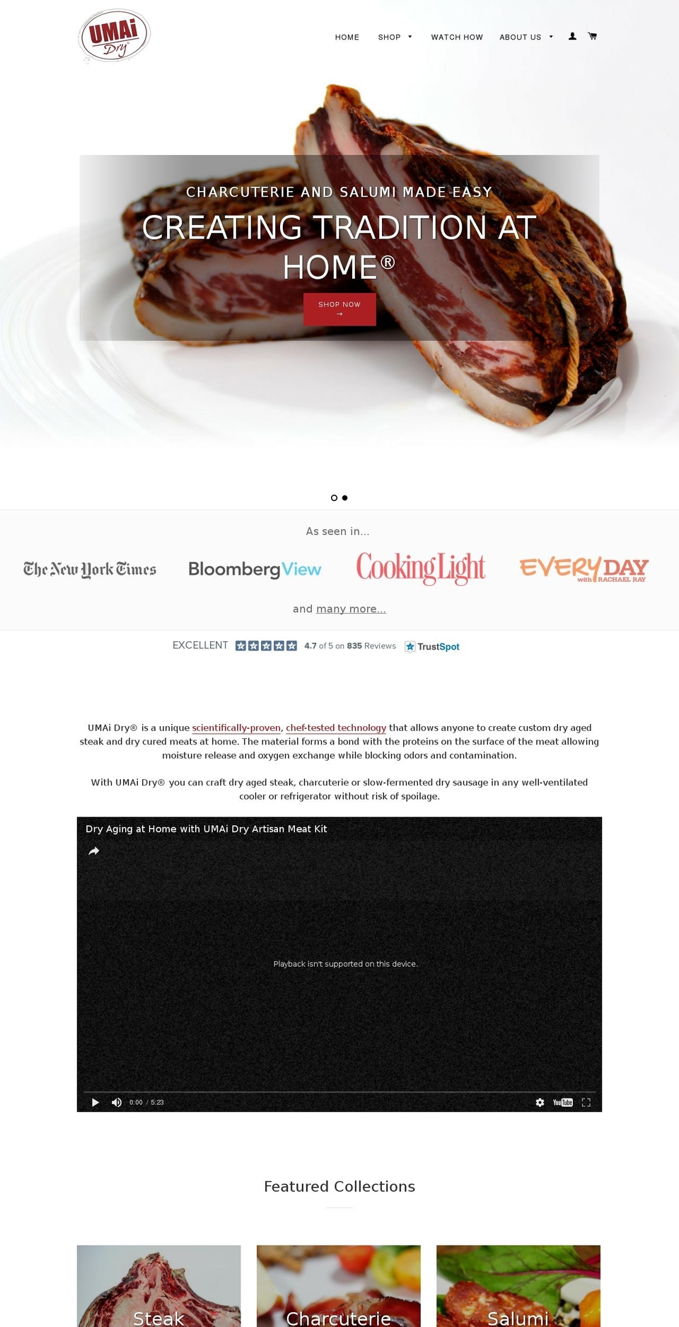 umaishop.com shopify website screenshot