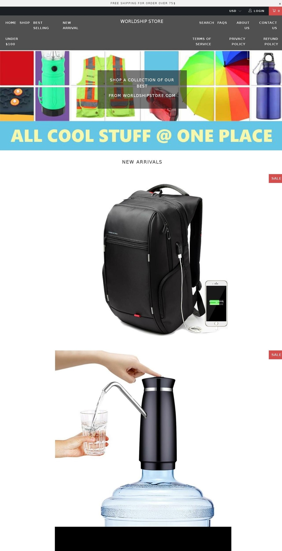 umalls.com — Shopify storefront screenshot