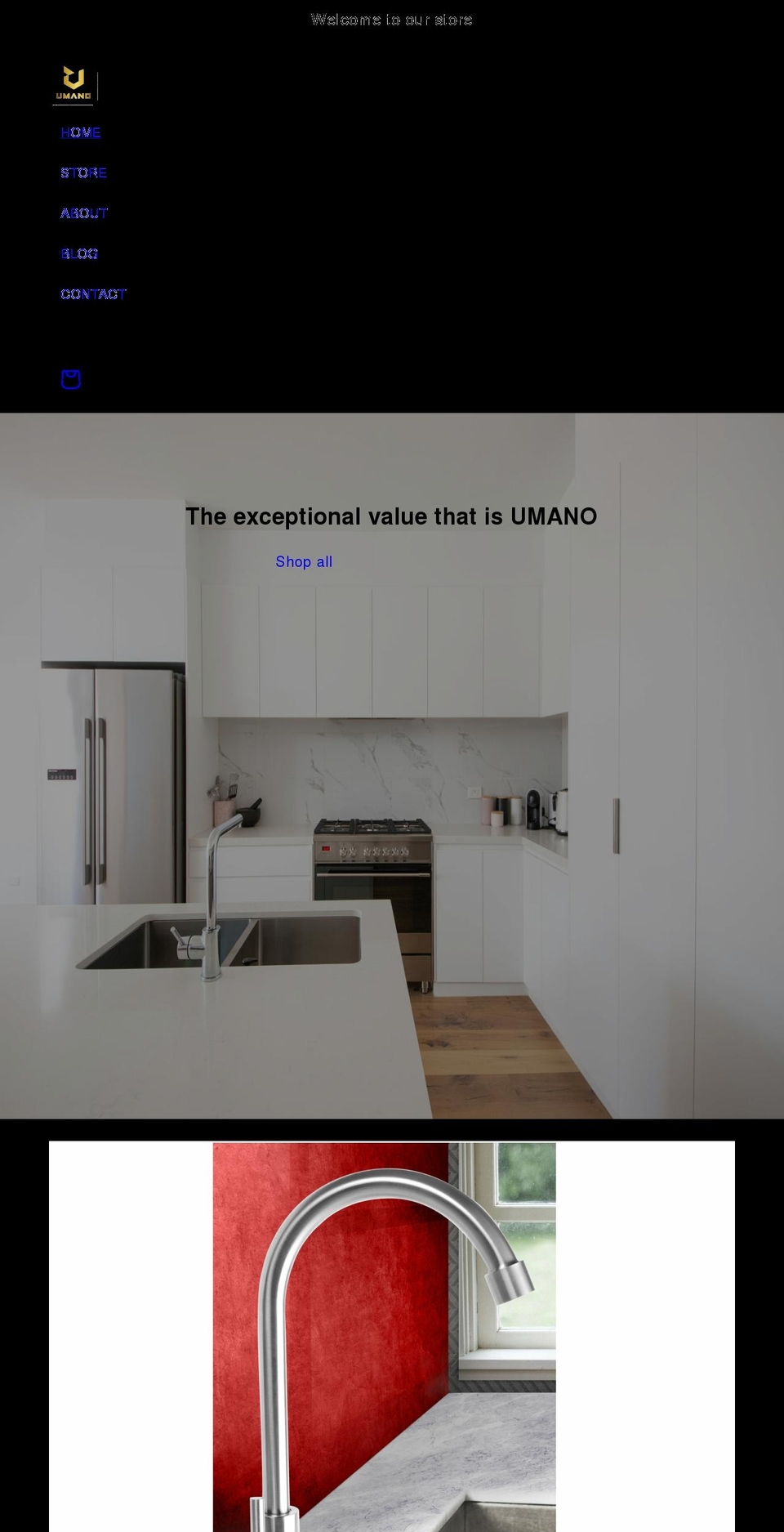 umano.co.za shopify website screenshot