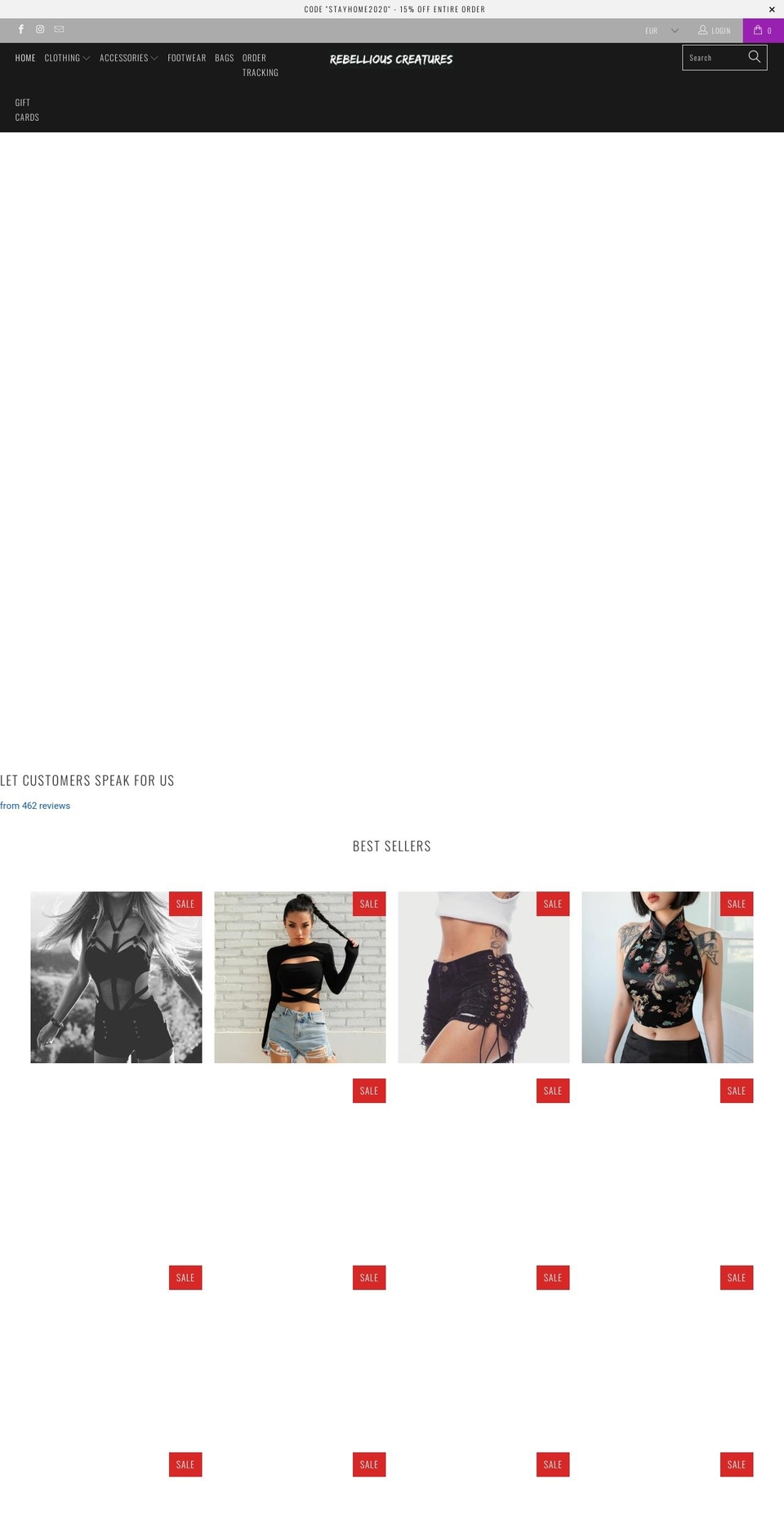 umarishes.com — Shopify storefront screenshot