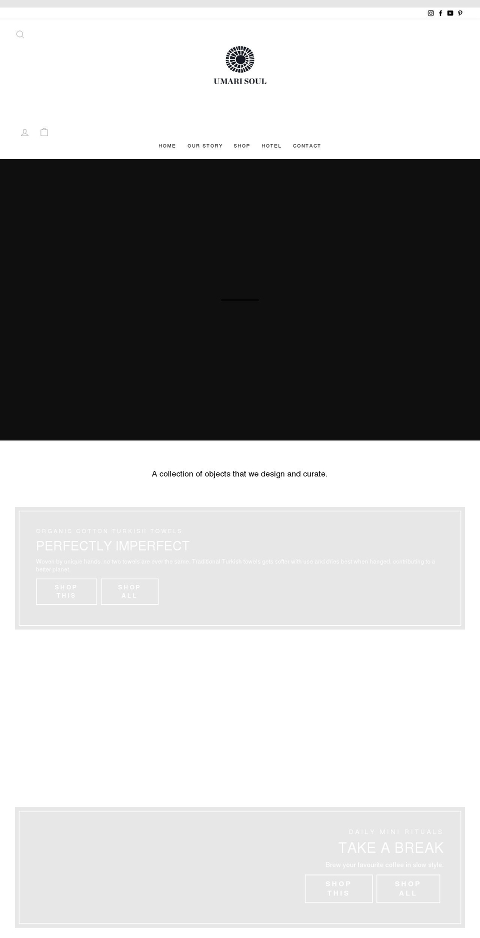 umarisoul.com shopify website screenshot