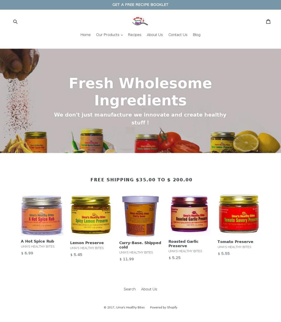 umasshop.com shopify website screenshot