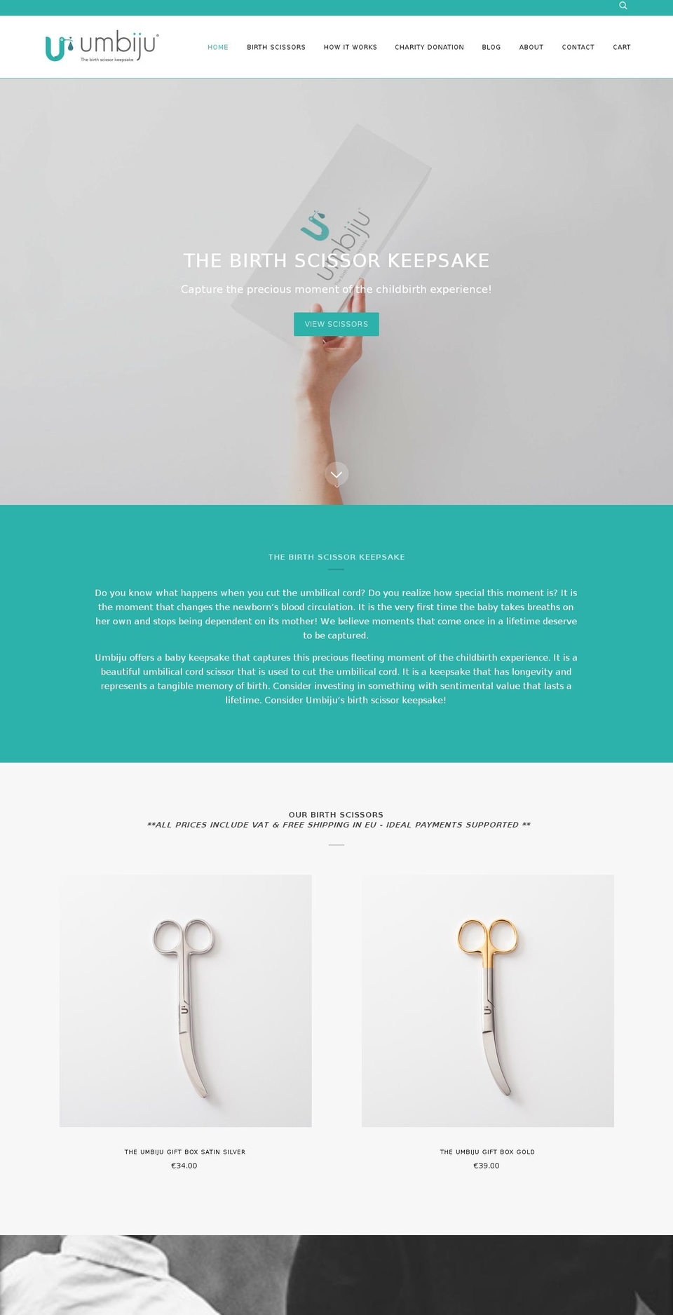 umbiju.com shopify website screenshot