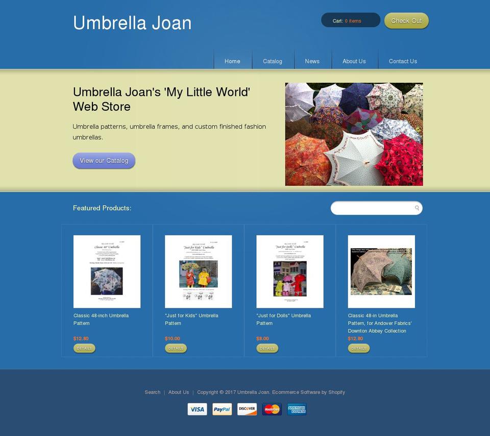 umbrellajoan.com shopify website screenshot