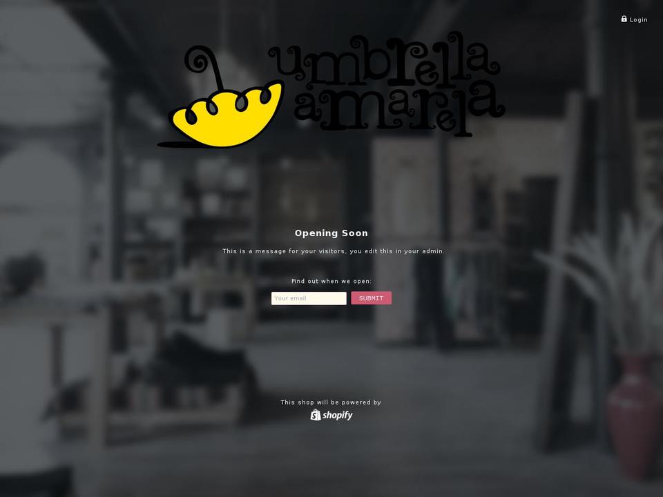 umbrellamarela.com shopify website screenshot