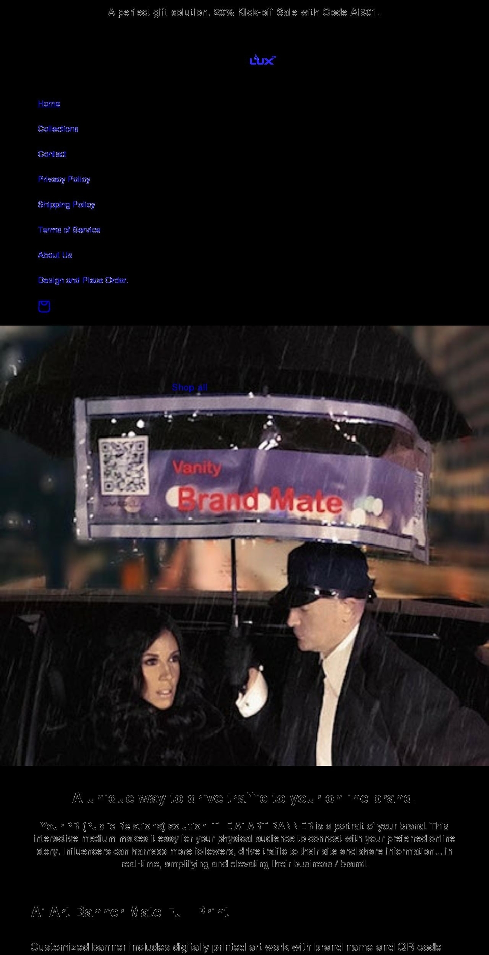 umbrlux.com shopify website screenshot